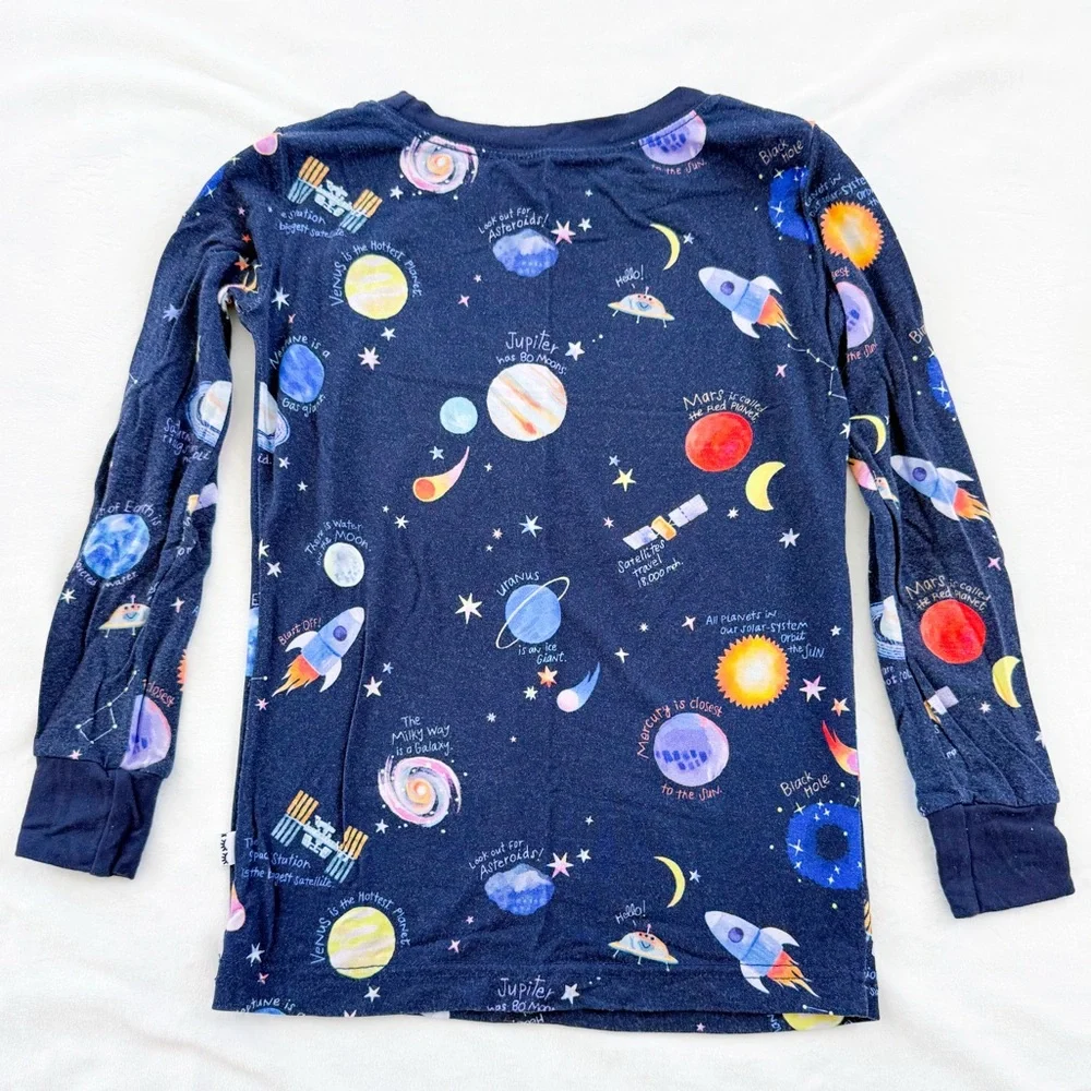 Little Sleepies Through My Telescope Long Sleeve Two Piece Pajama Set 2T